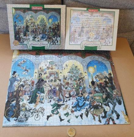 Image 2 of 1000 piece deluxe DOUBLE SIDED JIGSAW called TWELVE DAYS OF