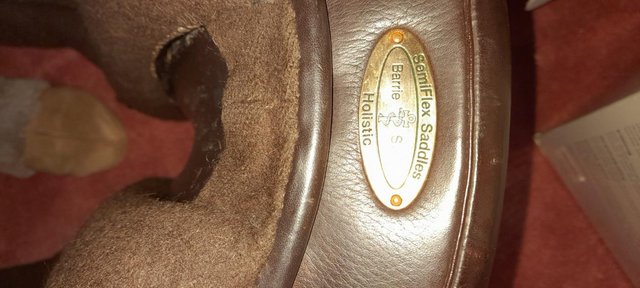 Image 1 of Semi flex saddle approximately 18 inches