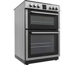 Image 1 of KENWOOD 60CM SILVER DUAL FUEL COOKER-DOUBLE OVEN-FAB