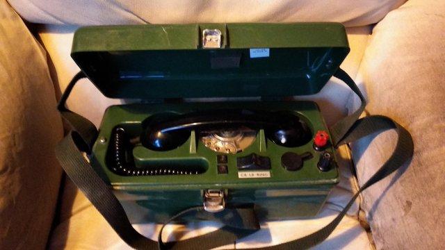 Image 2 of VINTAGE GPO 741 / TRIMPHONE TELEPHONES /GPO FIELD PHONE from