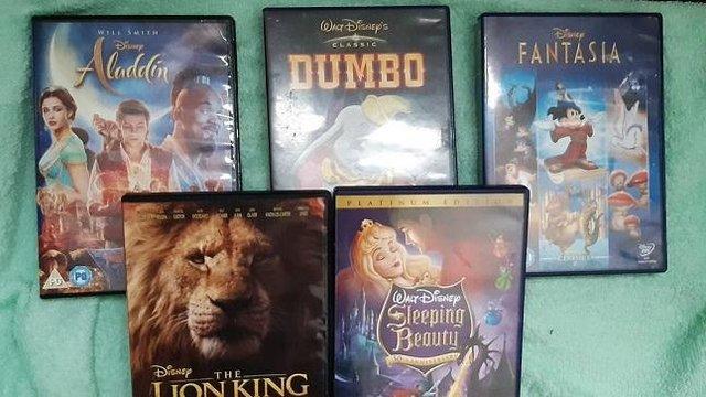 Image 1 of 5x Disney DVD films - As seen in pic