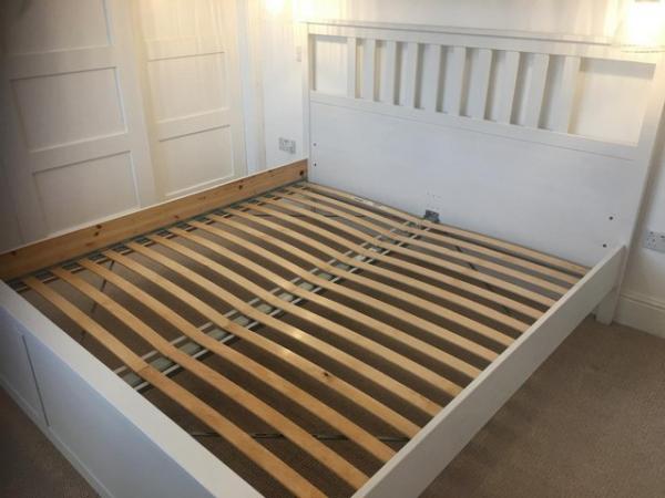Image 2 of Ikea Hemnes Bed Frame super king