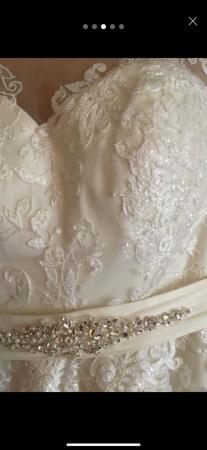 Image 3 of Tea length wedding dress size 14. / REDUCED