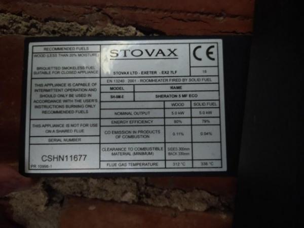 Image 2 of Stovax Log Burner Multi-Fuel Sheraton