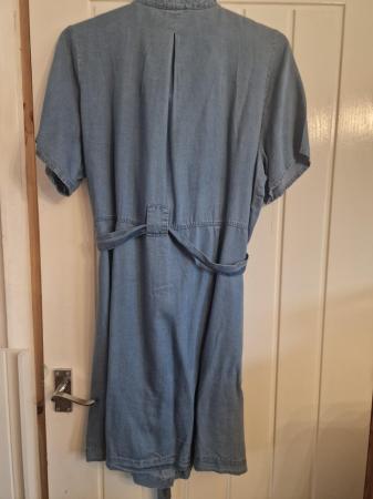 Image 1 of Ladies Denim dress. Never worn...as good as new size 18