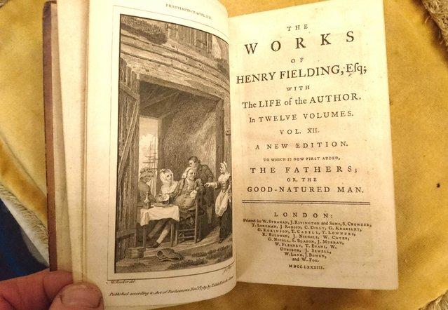 Preview of the first image of Henry Fielding Collected Works 1783.