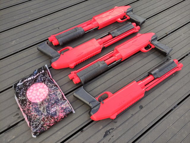 Preview of the first image of JT SPLATMASTERS x 4 WITH PAINTBALLS.