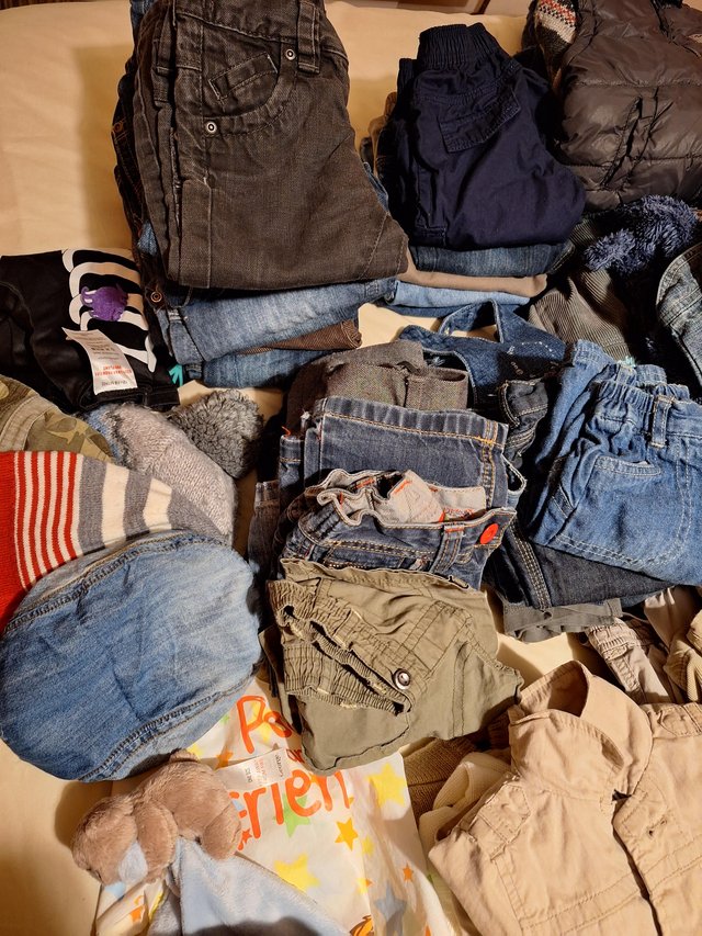 Preview of the first image of Boys clothes bundle size 0-18 months.