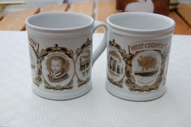 Image 3 of Denby 'Regions & Counties' Mugs, Set of 6 All Pristine.
