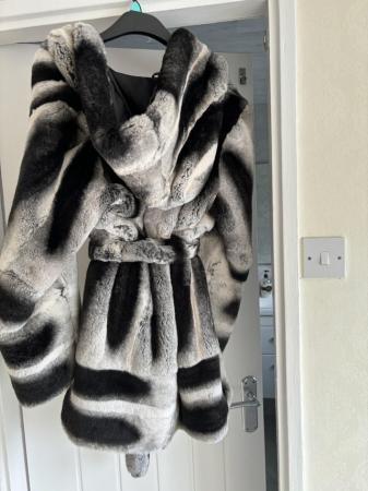 Image 2 of Mink chinchilla  coat size  10 to 12