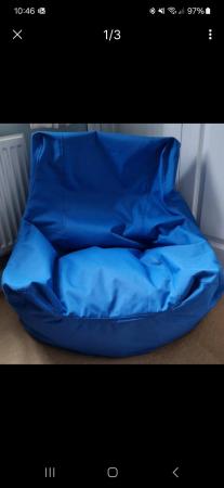 Image 2 of Kaikoo adult/ childrens blue bean bag