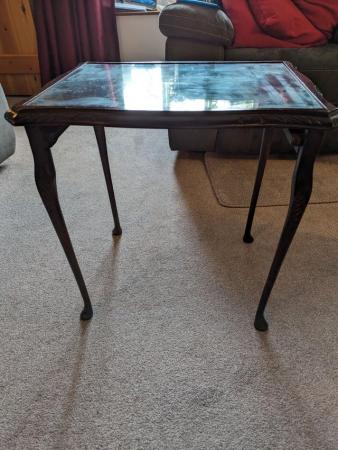 Image 1 of Glass Top Nested Tables --