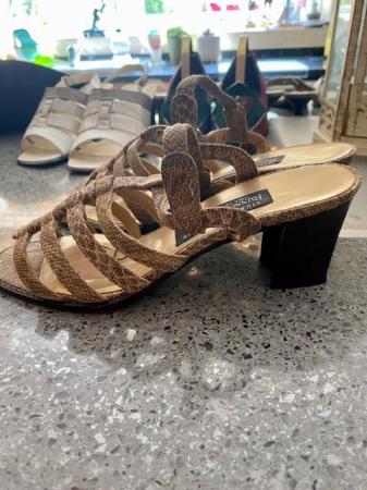 Image 1 of Russell & Bromley Snake skin lovely shoes size 35