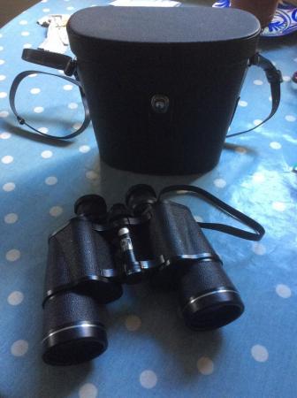 Image 2 of Old style Bonoculars . With case.
