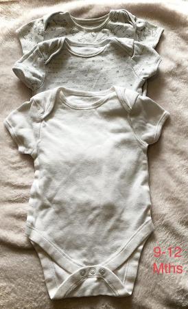 Image 1 of Set of three baby grows