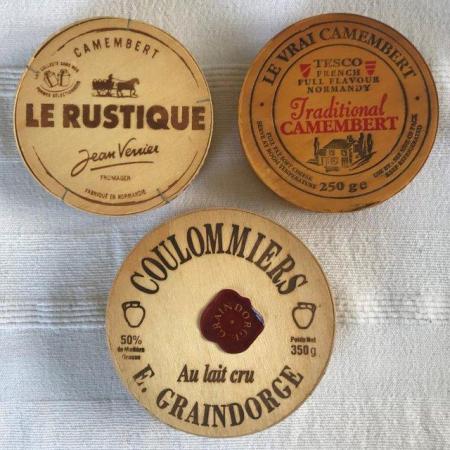 Image 1 of 3 Camembert boxes, varnished. Ideal for display.