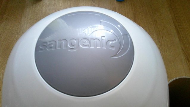 Image 3 of Sangenic White Nappy Bin with Reusable Cartridge and Refills