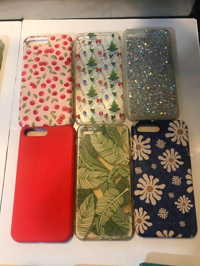 Preview of the first image of 17 iphone 7/8 Plus cases selling altogether.