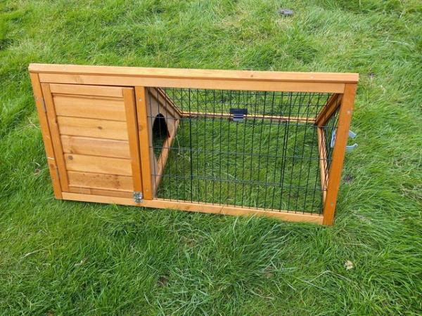 Image 5 of Outdoor wooden run for small rabbits guinea pigs etc