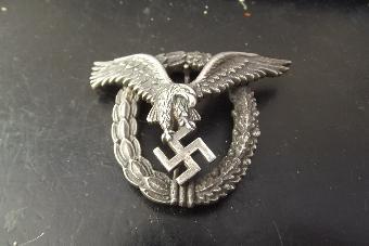 Image 1 of 2ww German flyers badge in superb original condition