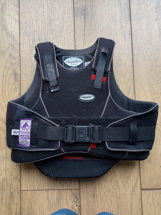 Preview of the first image of Champion Flexi air child's body protector (medium).
