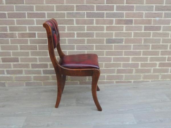 Image 10 of Ox blood Compact Chesterfield Desk Chair (UK Delivery)