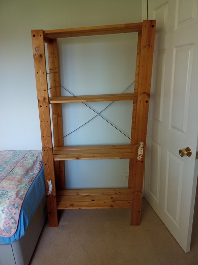 Preview of the first image of Pine shelving unit GC ..