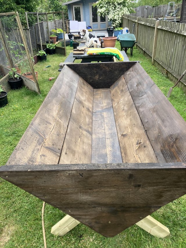 Preview of the first image of Raised Rustic Veg/Flower Planter.