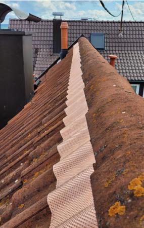 Image 5 of Copper roof cleaning anti moss tape 15cm x 5m get rid of mos