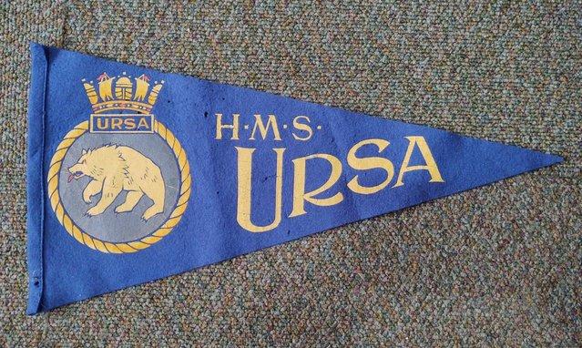 Image 3 of A HMS Ursa U Class Destroyer Flag or Banner.
