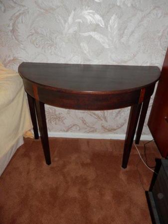 Image 1 of Solid Wood "Half" Table/Hall Use,etc