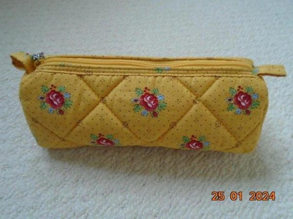 Image 1 of Pierre Deux French Country Quilted, Zipped Make-Up Bag