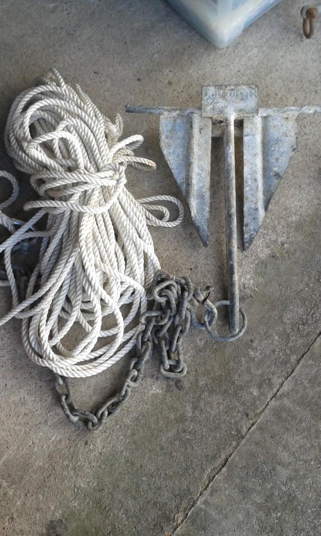 Preview of the first image of Boat anchor approx  5kg used.