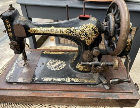 Image 2 of Very old Singer sewing machine