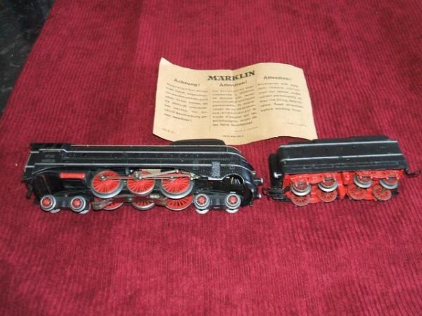Image 3 of Rare Marklin Toy Locomotive & Tender & Original Paperwork,