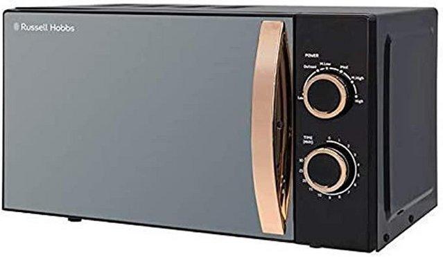 Preview of the first image of RUSSELL HOBBS 17L 700W ROSE GOLD SOLO MICROWAVE.