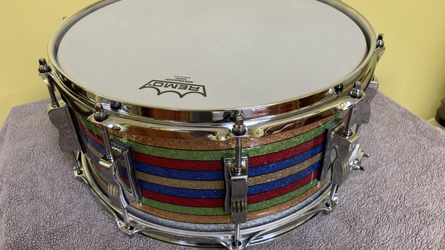 Image 3 of Rare Ludwig Salesmen Snare Drum as new