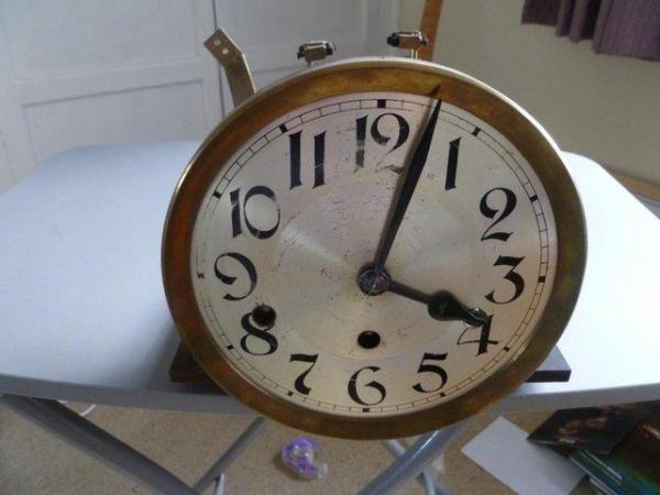 Image 5 of Antique Oak Wall Clock Westminster Belper Restoration
