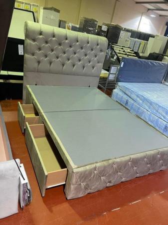 Image 7 of Handmade Designer Inspired Divan Bed with 4 Drawers