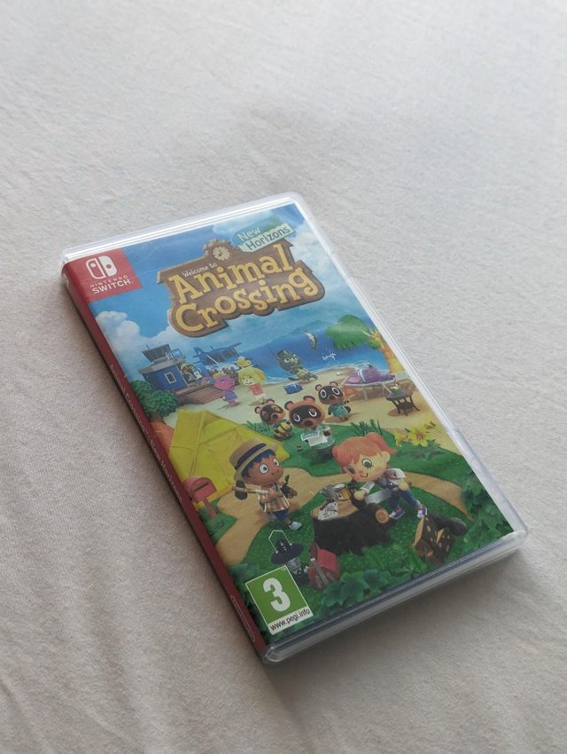 Preview of the first image of Animal Crossing Switch game replacement case.