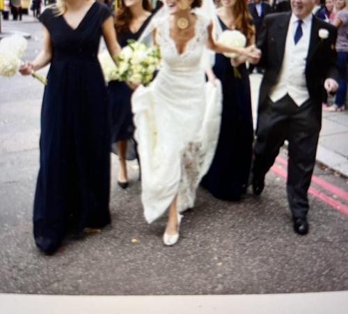 Image 3 of BROWNS designer wedding dress.