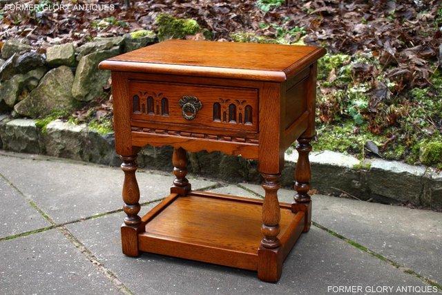 Image 33 of OLD CHARM LIGHT OAK PHONE LAMP TABLE BEDSIDE CABINET STAND