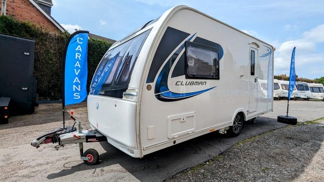 Preview of the first image of STUNNING LUNAR CLUBMAN CK - 2018 2 BERTH CARAVAN W/ MOVER.