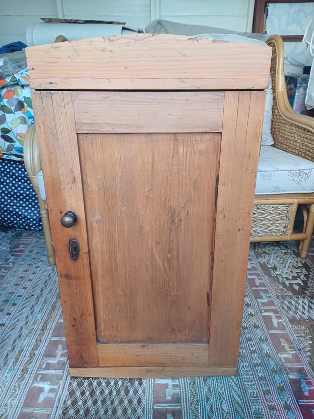 Preview of the first image of Antique Pine Wall Cabinet.