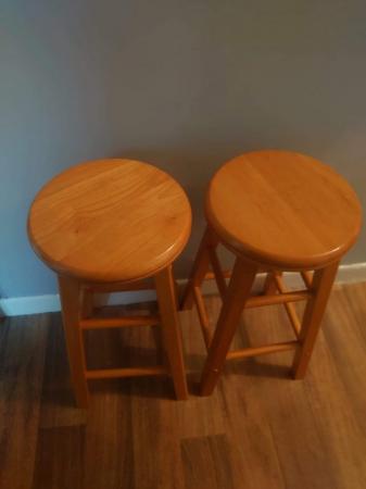 Image 2 of Swivel top kitchen stools
