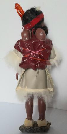 Image 2 of KAYDEE * A RED INDIAN GIRL DOLL 19 cm tall VERY GOOD