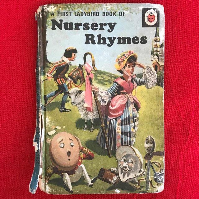 Preview of the first image of Vintage 1970's 'A first Ladybrid book of Nursery Rhymes'..