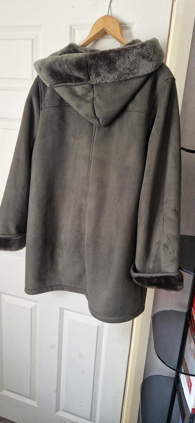 Preview of the first image of Roman original coat with hood.