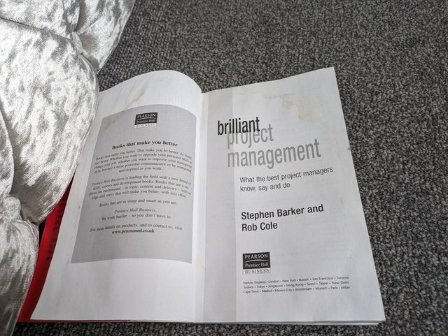 Preview of the first image of Brilliant Project Management book.