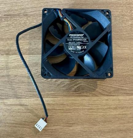 Image 2 of Foxconn DC Brushless Case Cooling Fan PVA092G12S DC12V, 0.40
